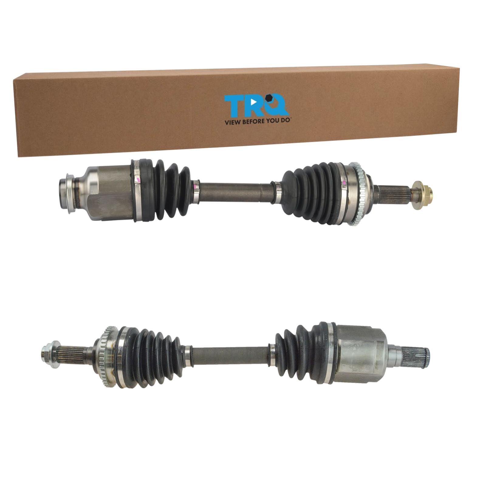 TRQ Front Driver and Passenger CV Axle Assembly Set