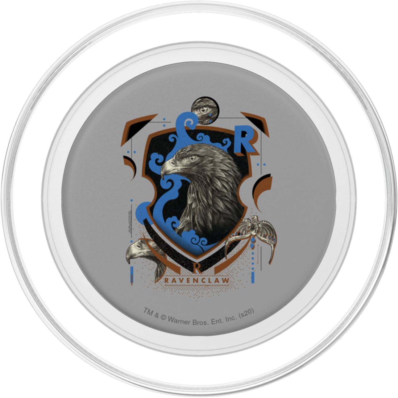 Harry Potter Ravenclaw Magicial Mischief Level Up Crest PopSockets MagSafe PopGrip for iPhone