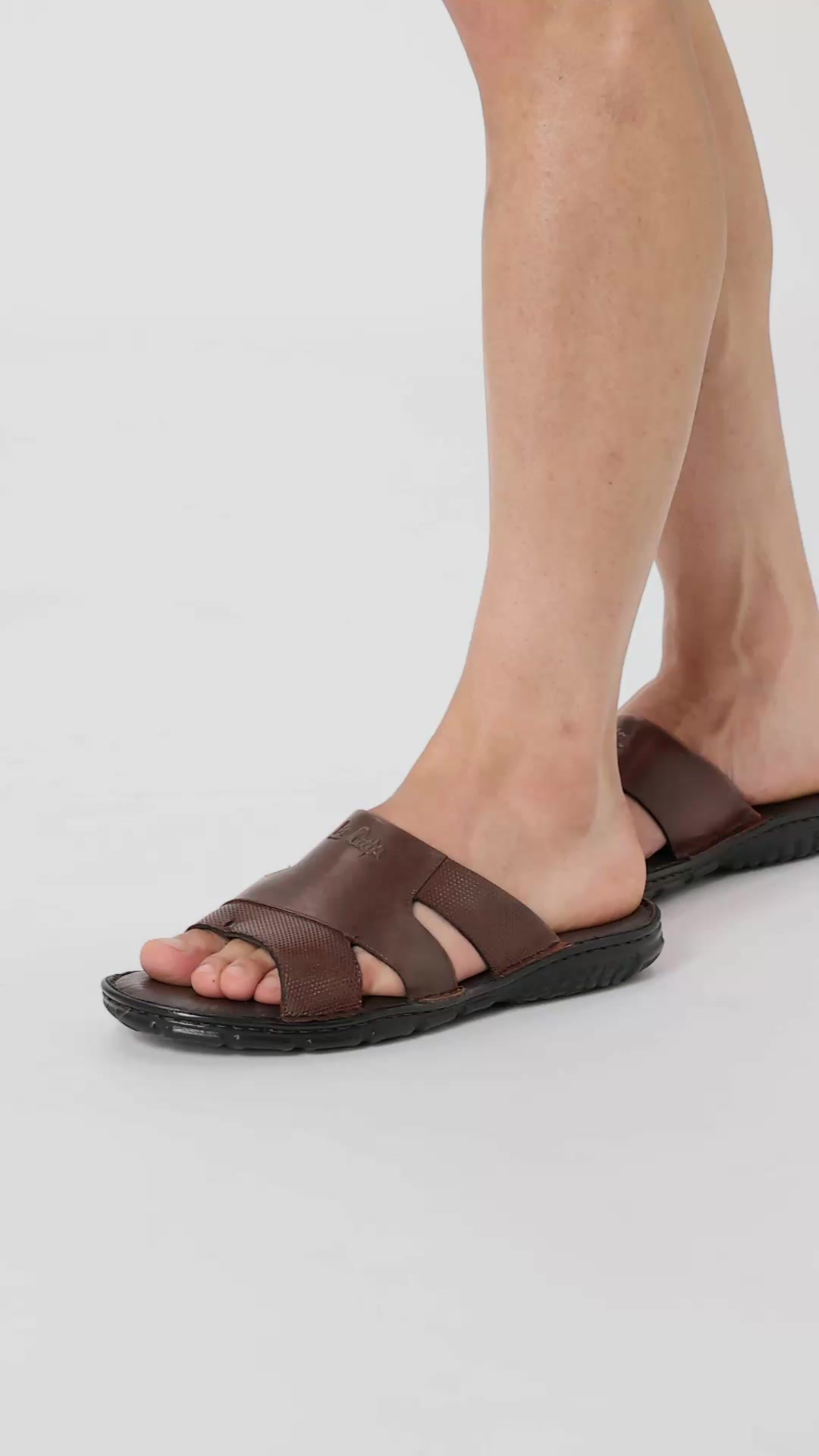 Buy Lee Cooper LC8264C Men's Genuine Leather Sandals | Sandals For