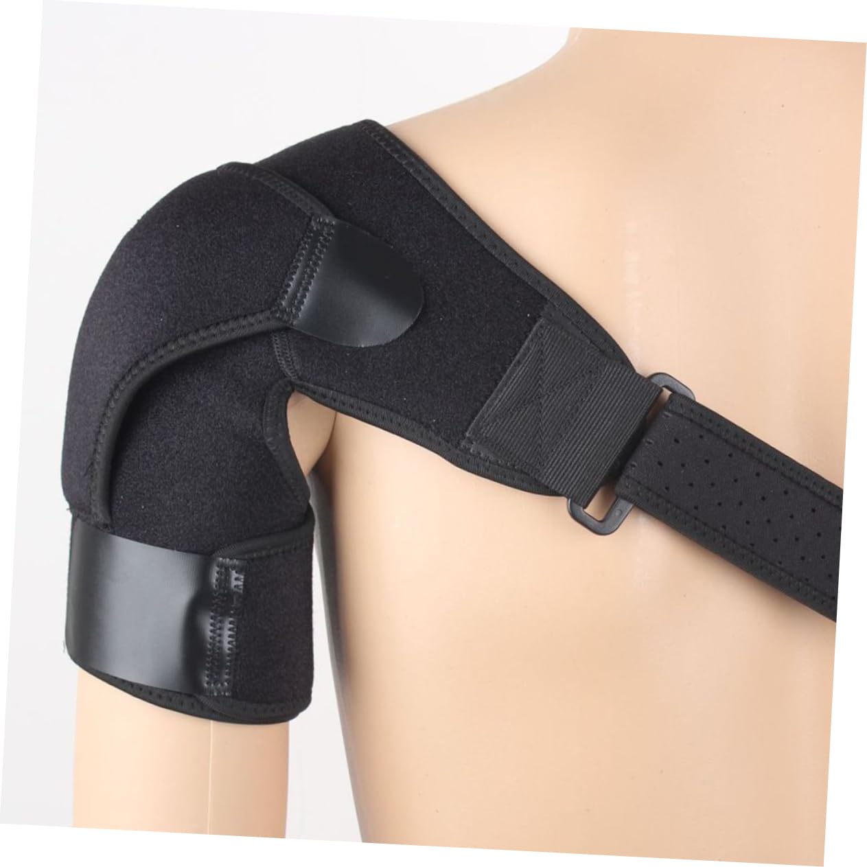 FRCOLOR 1pc Sports Shoulder Belt Shoulderpad Buffer Adjustable Shoulder Support for Men/women 95cm Long for Rotator Cuff Shoulder