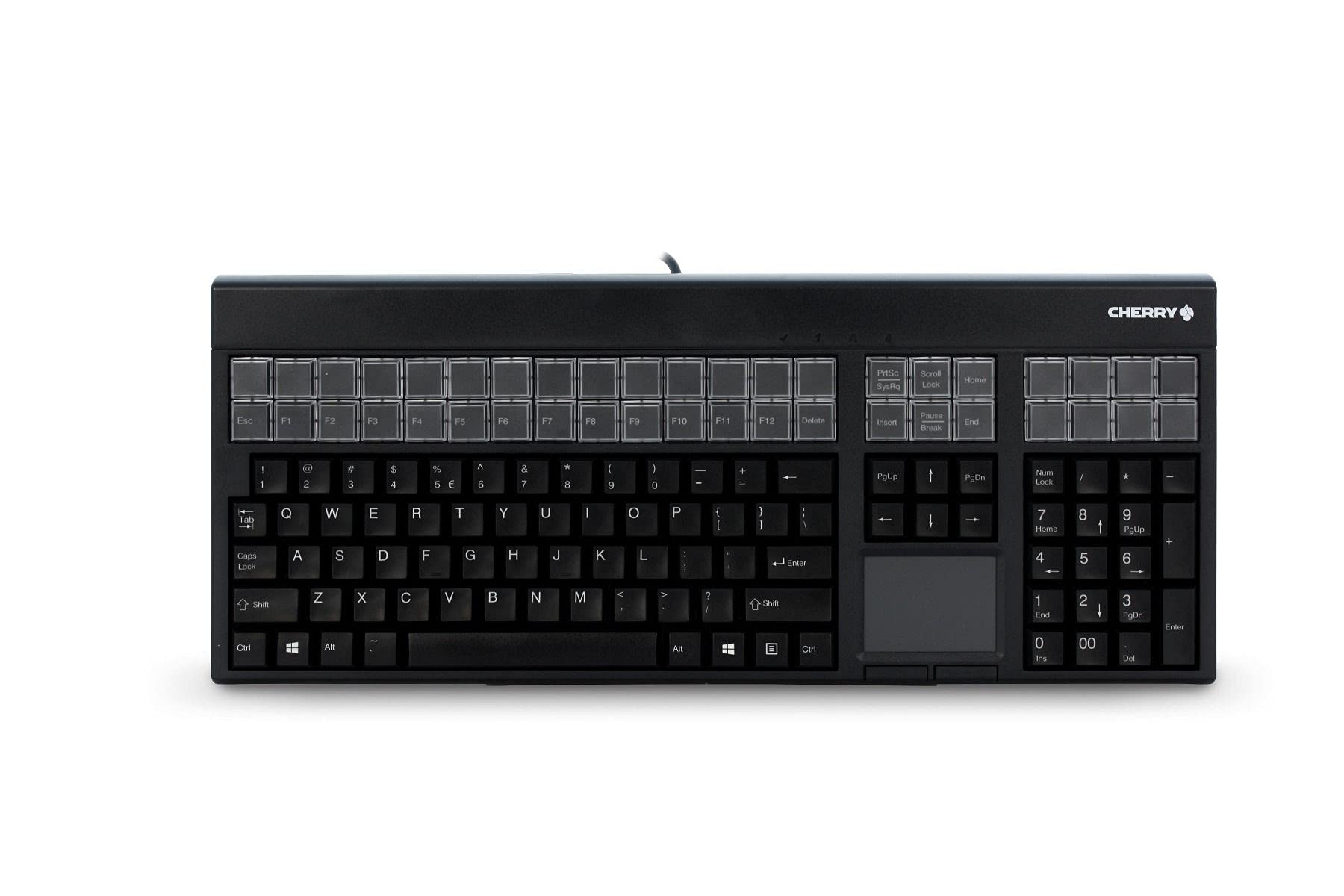 CHERRY G86-71401EUADAA S 414 LPOS BLACK,QWERTY,TP,17USB 127 post.key Cherry G86 71401EUADAA Lpos QWERTY Keyboards | ""