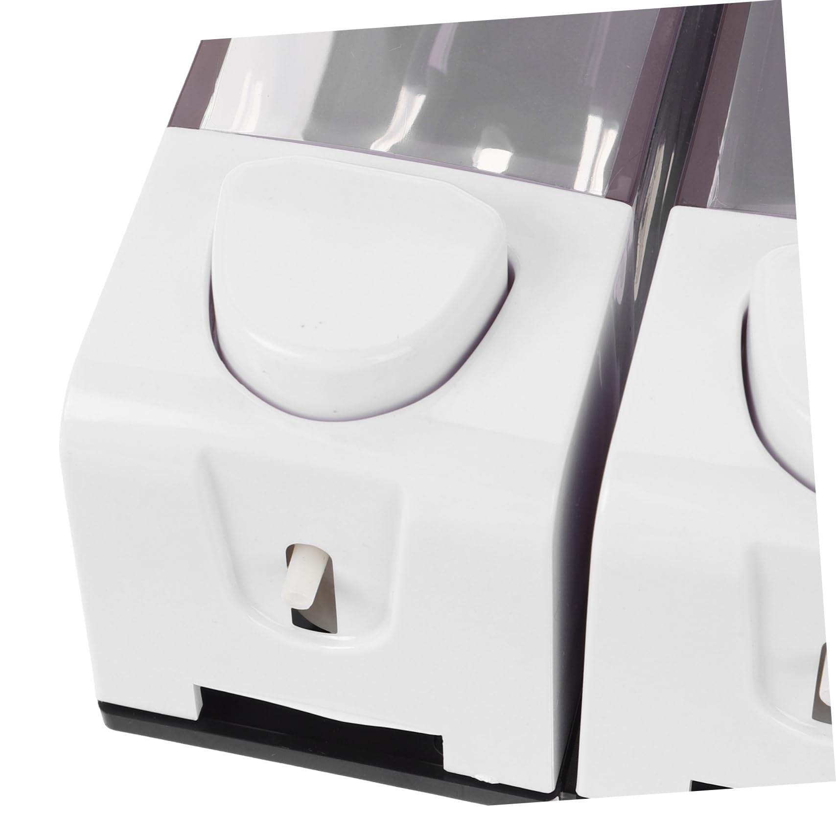 Dispenser Sapone Doccia a Parete 3 Scomparti, 1050ml, Abs, Facile da Installare per Casa e Hotel