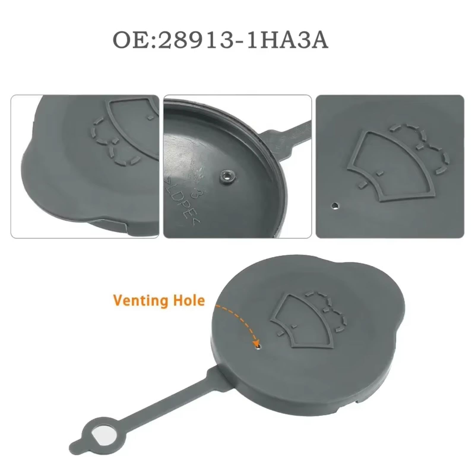 Tapón Depósito Lavaparabrisas Para Nissan Para Micra K13 2011-2016