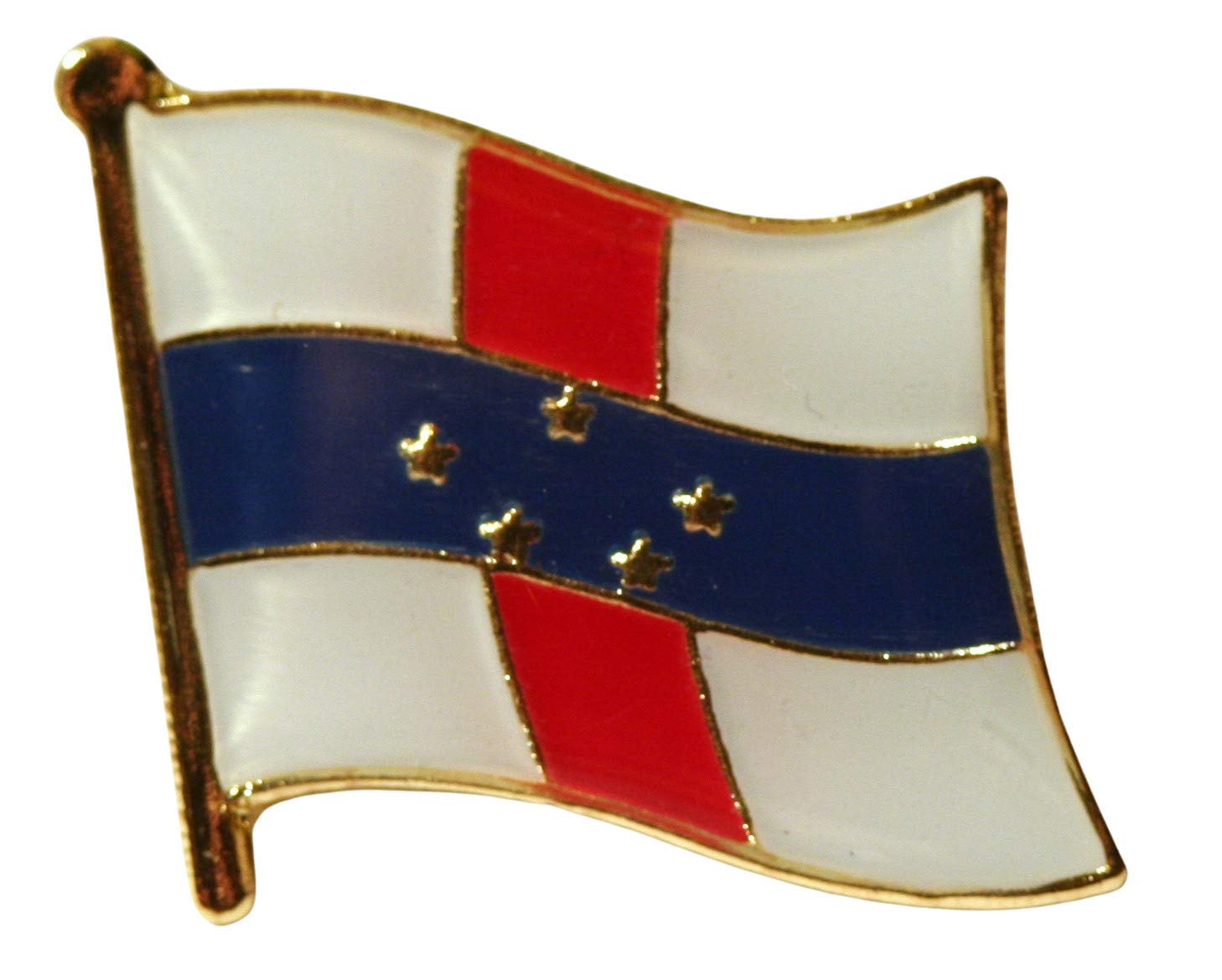 Netherlands Antilles Flag Pin Badge