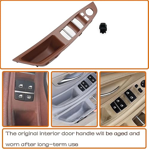 Miniatura 3 de Manija de puerta de automóvil para BMW Serie 5 F10 F11 2011-2016 2011-2016 manijas de puerta interiores de repuesto para puerta de automóvil 520i