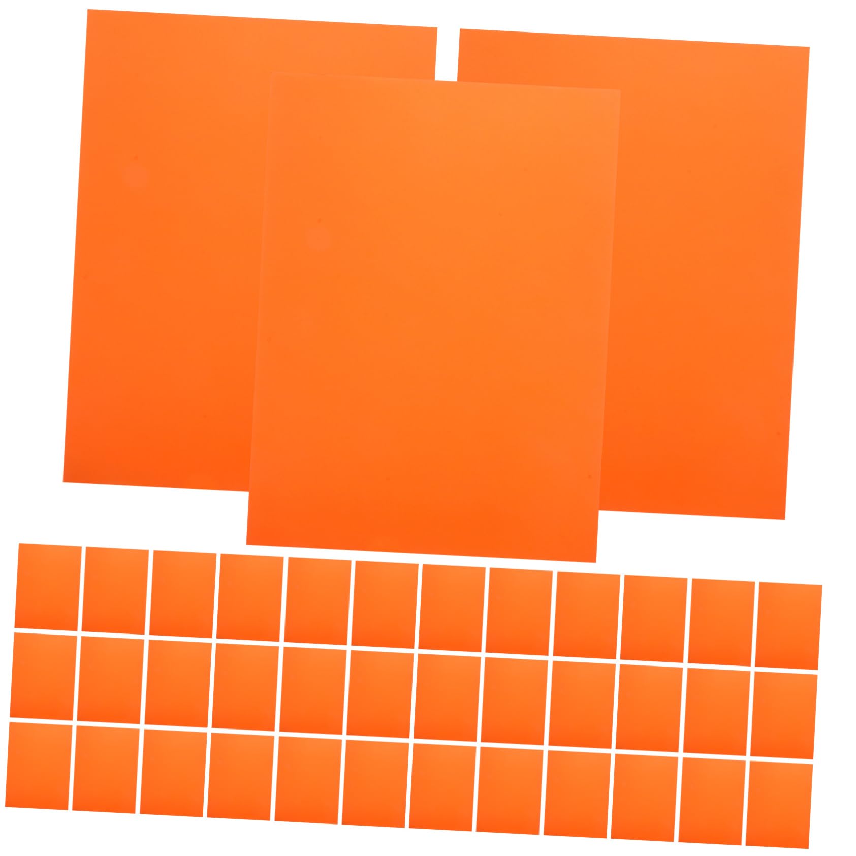 50 Sheets A3 Card Stock Cardstock Paper Diy Craft Scrapbook Material Orange Thick Cardstock for Boys and Girls