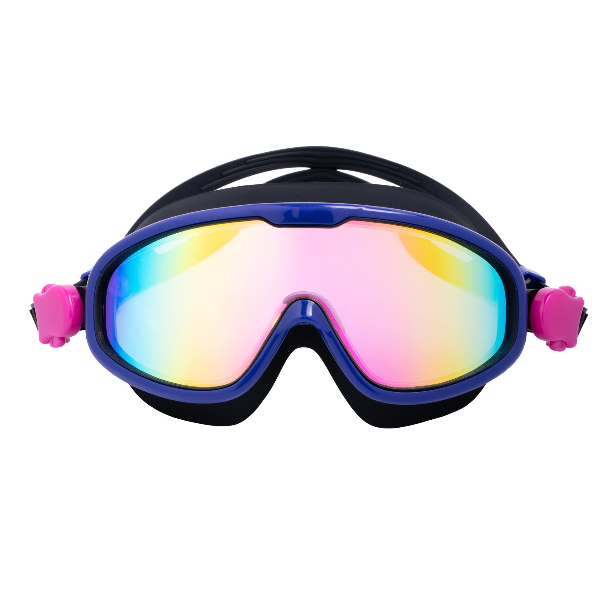 Clear'r SPLASH Jr - Maschera da nuoto per bambini, anti-appannamento, protezione UV, ampia visuale a 180°, vestibilità regolabile, per bambini dagli 8 anni in su