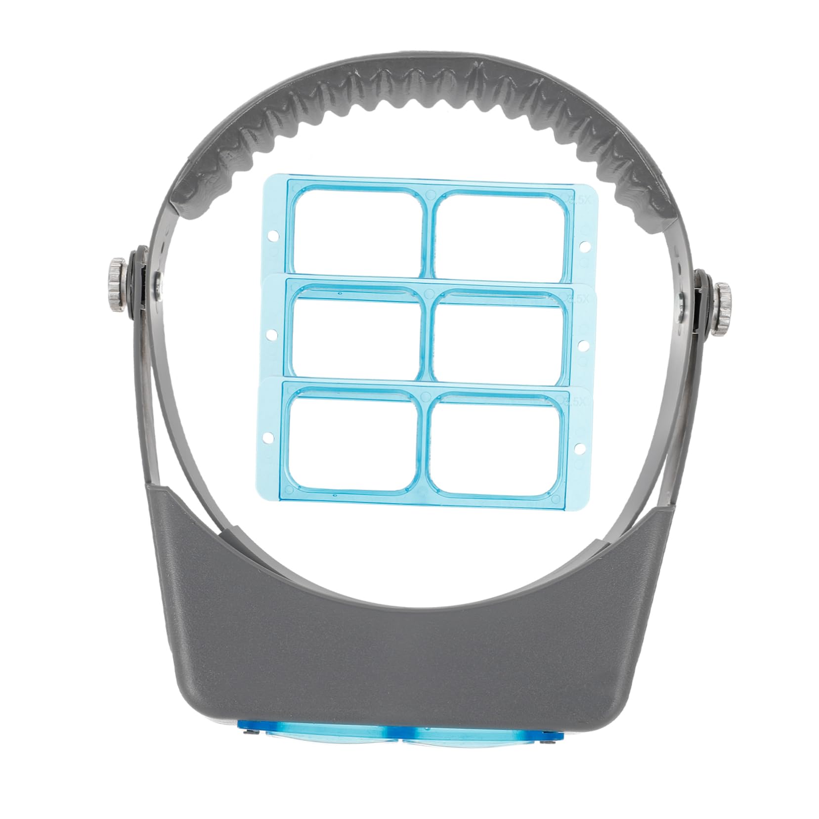 VALICLUD Head Mounted Repair Magnifier with Adjustable Multiples Lightweight Industrial Maintenance Supplies for Easy Use for Reading and Detailed Work