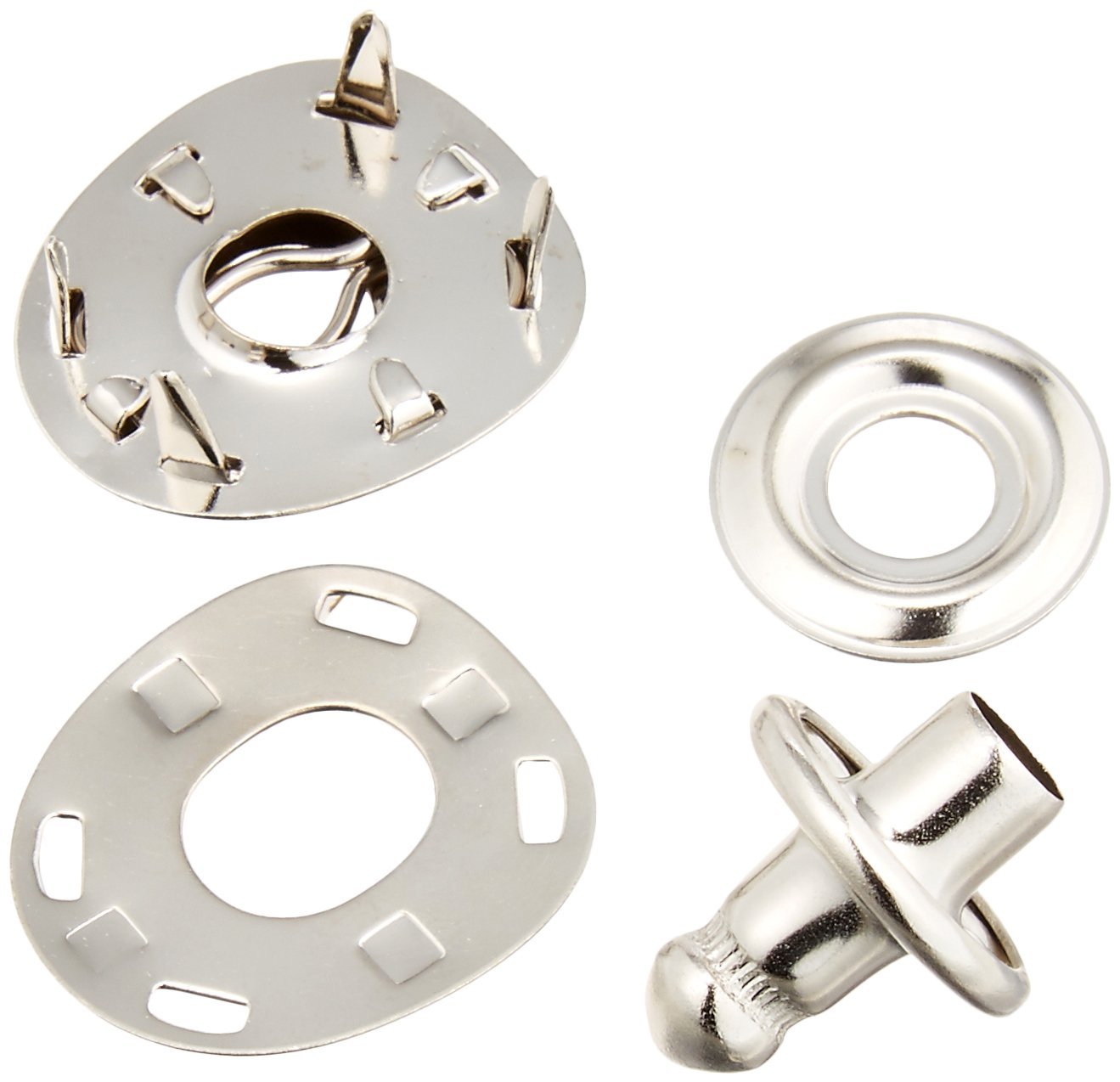 Amazon.co.jp: 協進エル 附属金具 亀の甲ホック 23×20mm 1コ