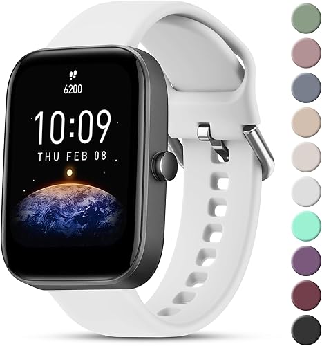 Bandas para Amazfit Bip 3  Bip 3 Pro Band mujeres hombres, Amazfit Bip U Pro  Bip  Bip Lite  Bip S lite  Bip S lite  Bip U, correa de repuesto de