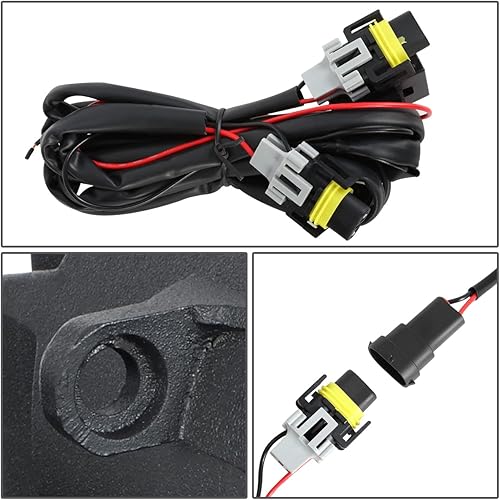 Miniatura 5 de DNA MOTORING FL-ZTL-368-CH - Par de faros antiniebla LED con diseño de ojos de insectos, compatibles con 10-13 4Runner / 12-20 Tacoma / 07-14 Camry