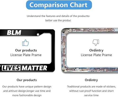 Miniatura 9 de The Beach is My Happy Place - Marco de matrícula de acero inoxidable para accesorios de automóvil, cubierta personalizada para placa de matrícula,