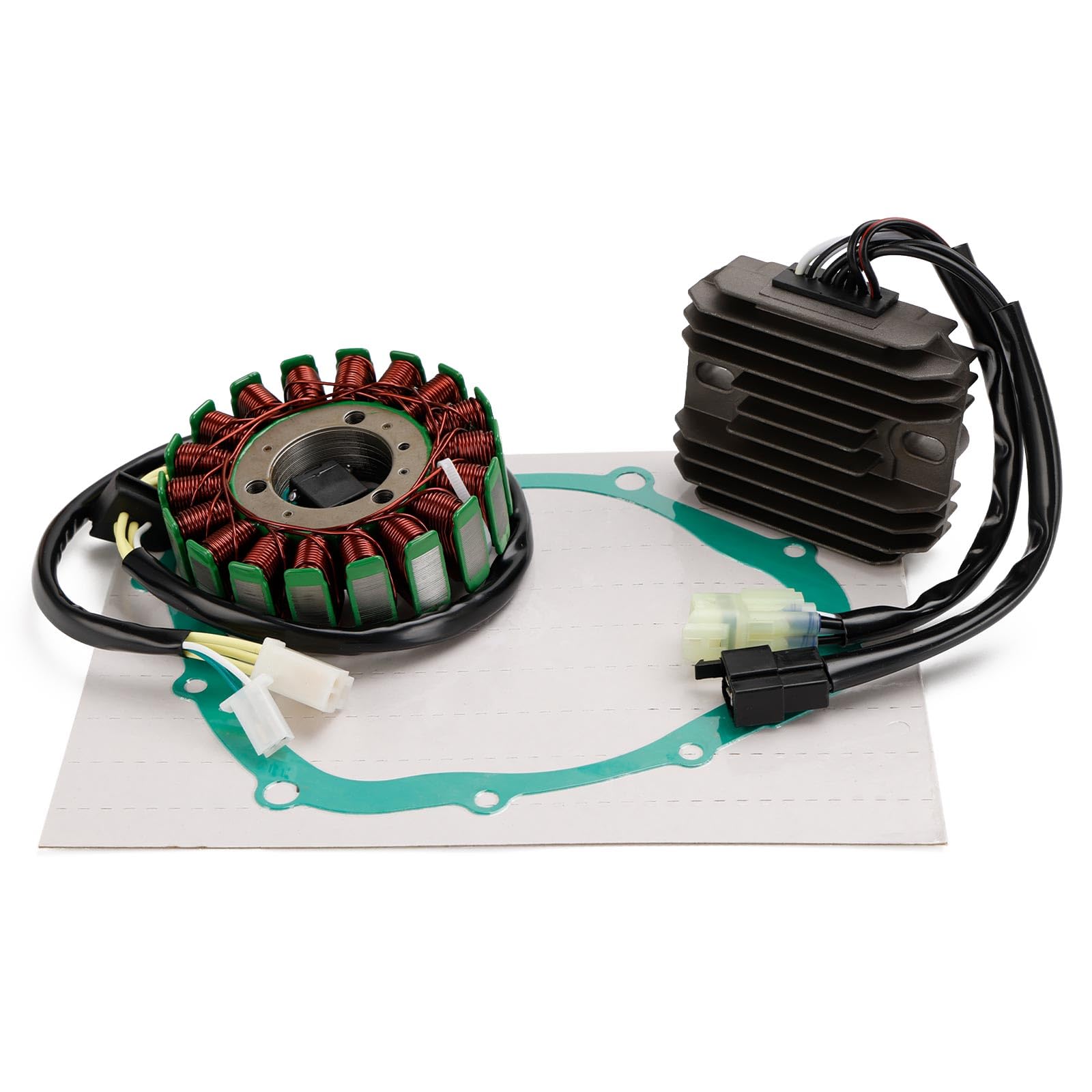 Magneto Stator+Voltage Rectifier+Gasket Fit for Suzuki SV 650 SV650 S 2003-2012 Vstrom 650 (Model K7) 2007-2010