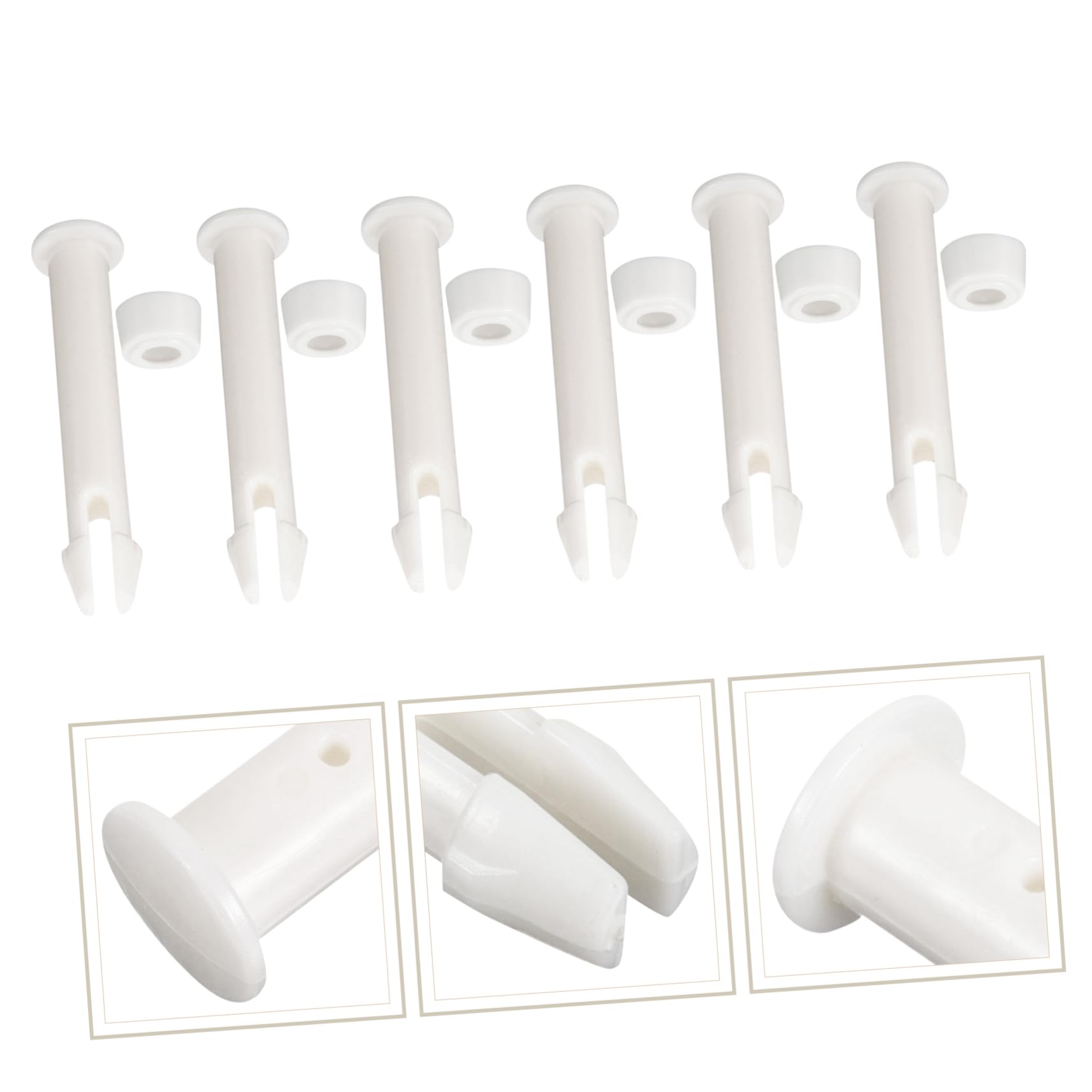 TOYANDONA 3 Ensembles Broches du Connecteur De La Piscine Épingles Remplacement Pièces De Piscine Accessoires De Piscine Les Pièces Blanche 12 Pièces * 3