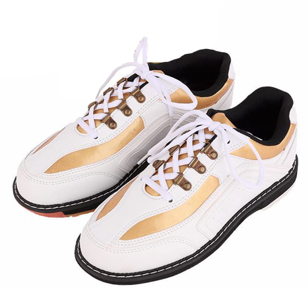 Bowlingschuhe Herren Damen Leder Atmungsaktive Bowlingschuhe Leicht Und rutschfest