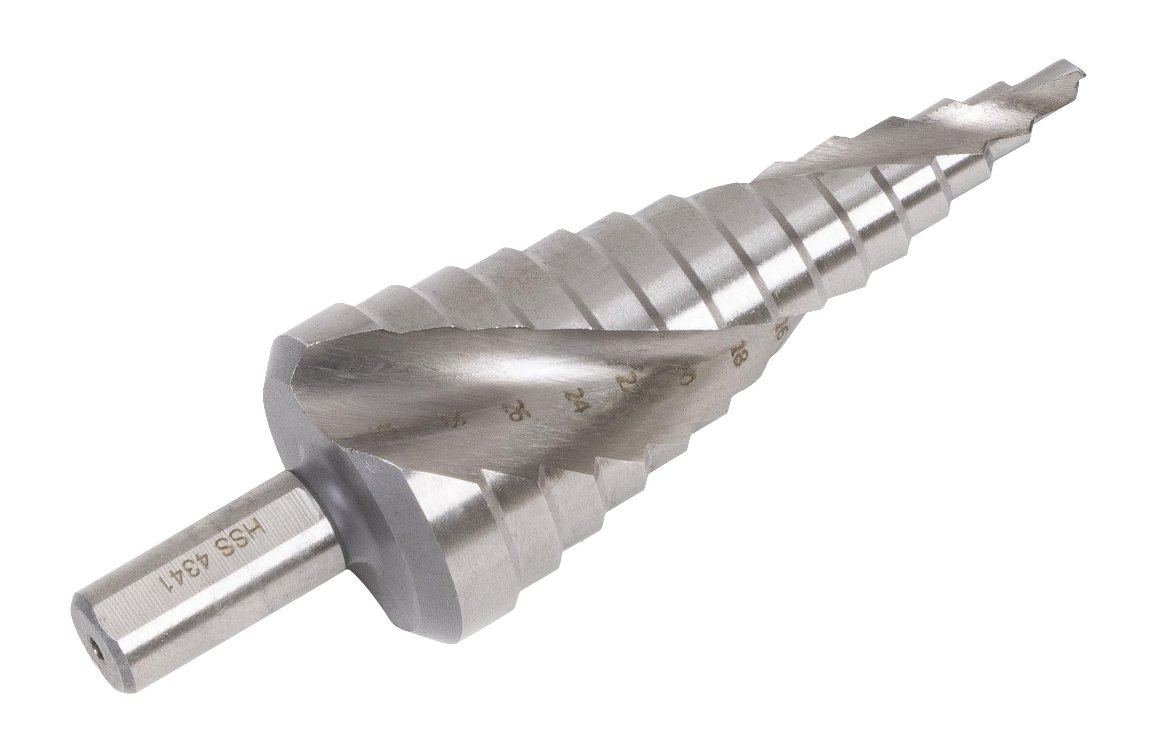 Sealey 4-30mm Spiral HSS 4341 Step Drill Bit - AK4748