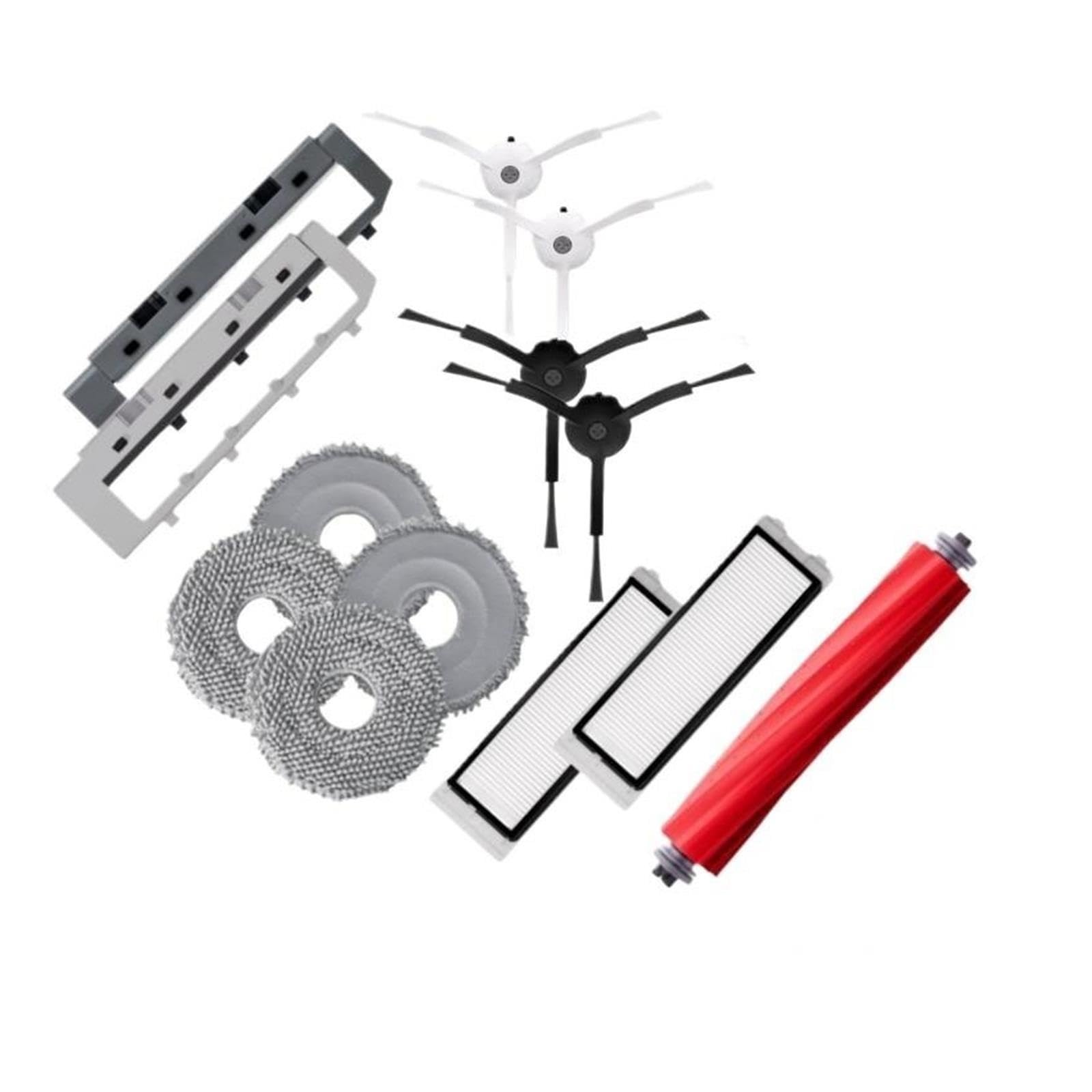 Compatible con Roborock, Accesorios Q Revo, Filtro, Cepillo Principal Lateral, Bolsa for Polvo for Fregona, Compatible con Roborock, Repuestos De Aspiradora Qrevo 2R3W(Set c)