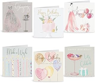 Birthday Cards for Women - Birthday Cards Multipack - 30 Pack of Birthday Cards For Adults or Children. Assorted Birthday Cards and Envelopes by Ruby Ashley®