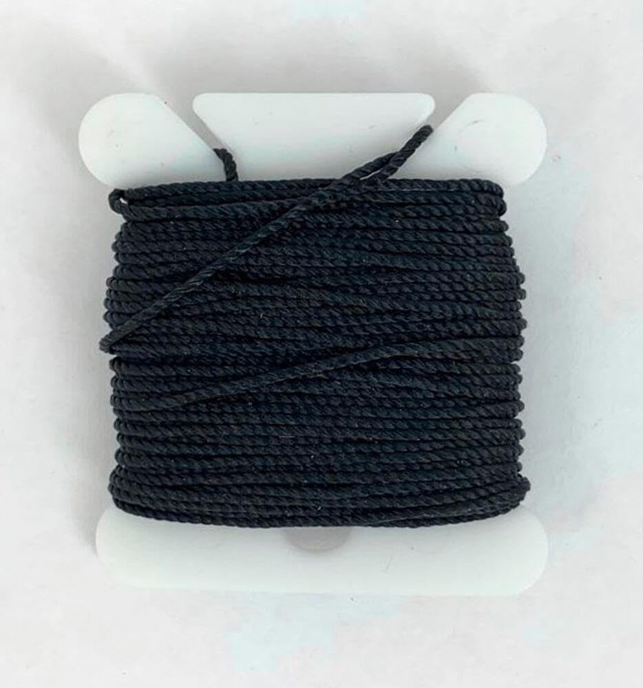 Black Tarred Rigging Thread 0.3mm x 9.14m