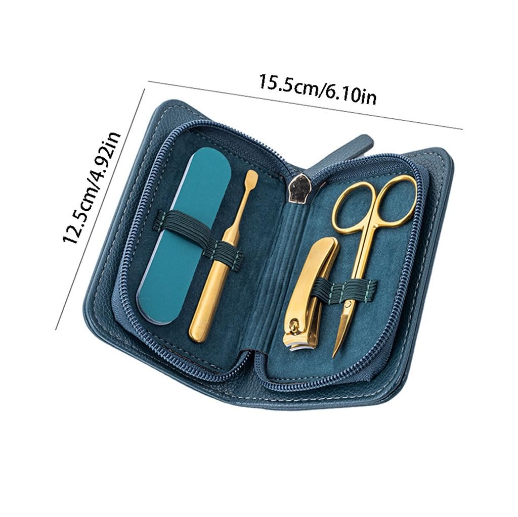 Nagelknipser-Set aus Edelstahl, Maniküre-Werkzeugkasten, tragbar für Zuhause