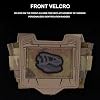 Funda táctica para batería de casco, bolsa de contrapeso con velcro 7