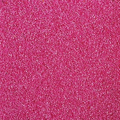 naninoa FARBSAND 0,5mm. 1kg. NEON PINK bunter Farbiger Dekosand Bastelsand für Sandbilder