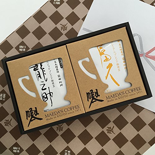 前田珈琲 ドリップパック ドリップコーヒーギフト 母の日、父の日 内祝い 結婚 2種入り龍之助6個×1、富久6個×1 (シールなし) ギフト コーヒー