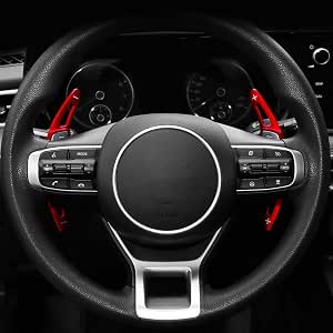 DMT Paddle Shift Red Steering Wheel Shift Extensions For BMW 1 2 3 4 5 6 7 Series