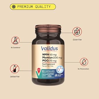 Validus Vitaminler, Mineraller ve Takviye Edici Gıda 30 Kapsül