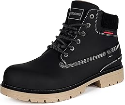 ZUSERIS Hiking Shoes, Mountain Climbing Shoes, Snow Boots, Men's, Women's, Trekking Shoes, High Cut, Outdoor, Walking Shoes, Cold Protection, Waterproof, Non-Slip, Cotton Shoes, Snow Shoes