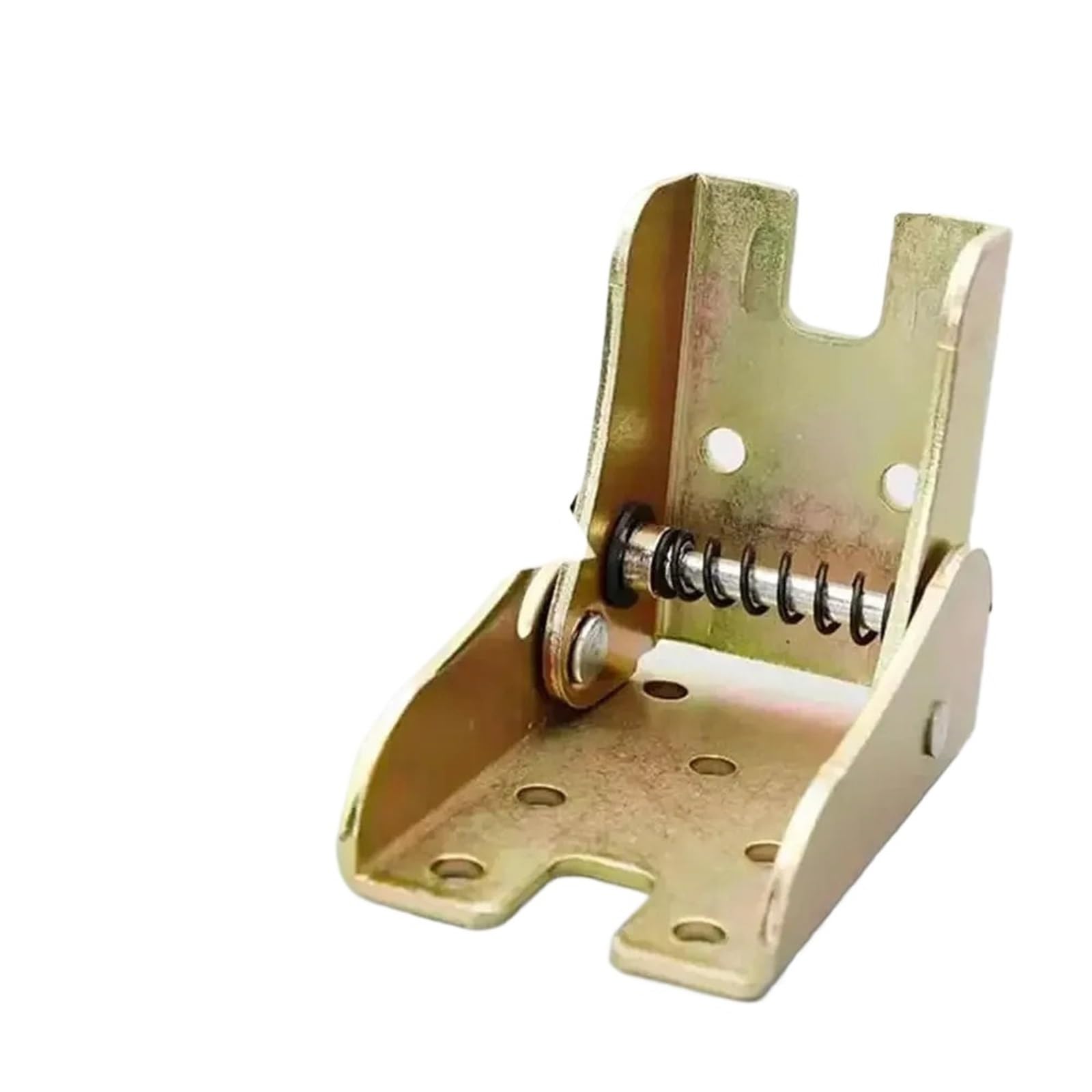 Bisagra de bloqueo plegable, 10 unidades, patas de mesa autoblocantes de 90 grados, extensión de silla, Multicolor(Gold Left)