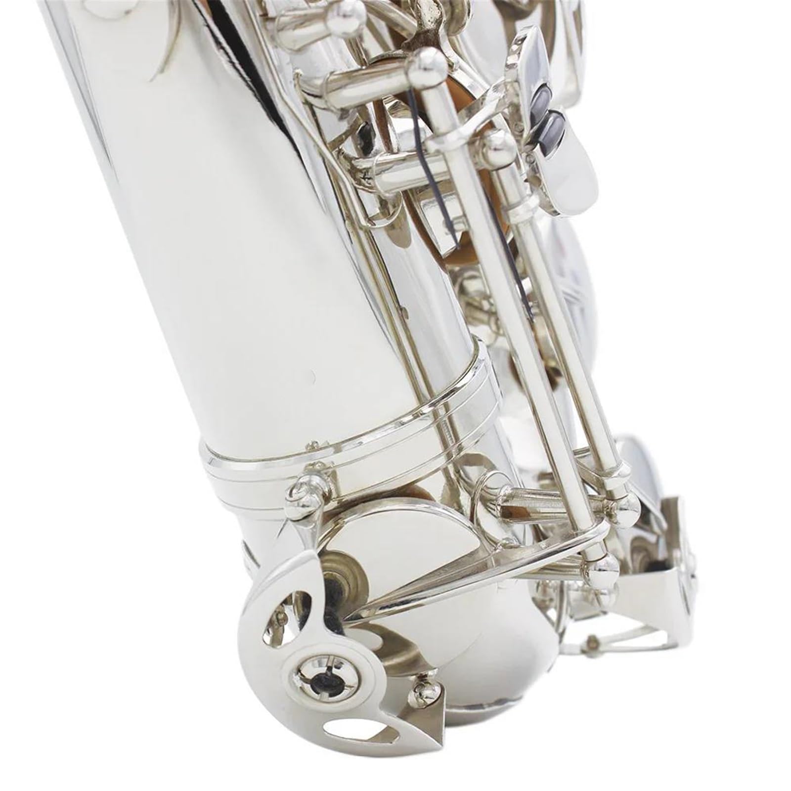 Saksofon Tenorowy Bb Srebrny Saksofon Tenorowy Instrument Jazzowy Z Futerałem Akcesoria Do Instrumentów Muzycznych profesjonalny Saksofon