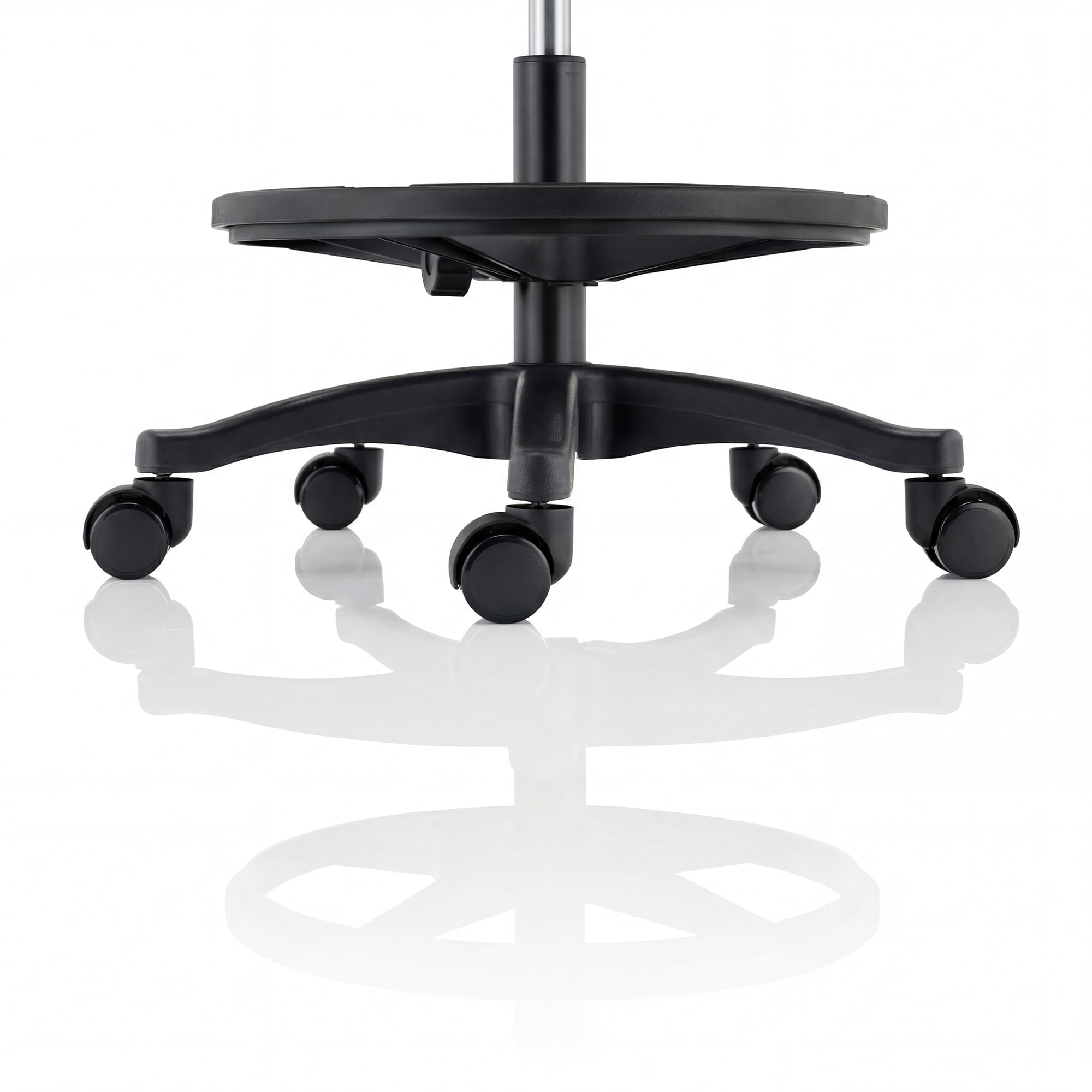 Jan Nowak Tabouret Atelier a roulettes réglable 58,2-79,5 cm pivotant 360 Tabouret Laboratoire Ergonomique siège Mobile Professionnel Industriel Jusqu à 130 kg