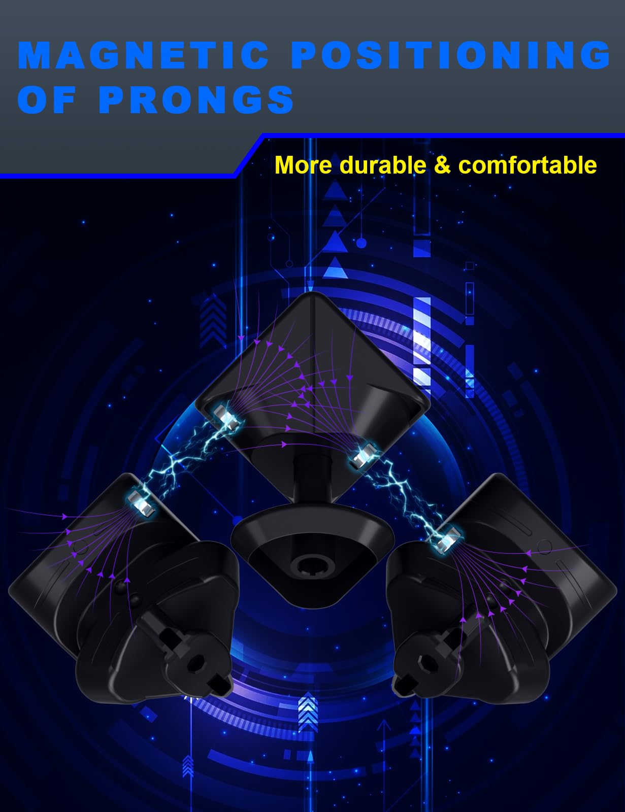 ROXENDA 3x3x3 Magnetic Speed Cube, 56 mm3D Puzzle Magic Cube, Adjustable Tension - Image 3