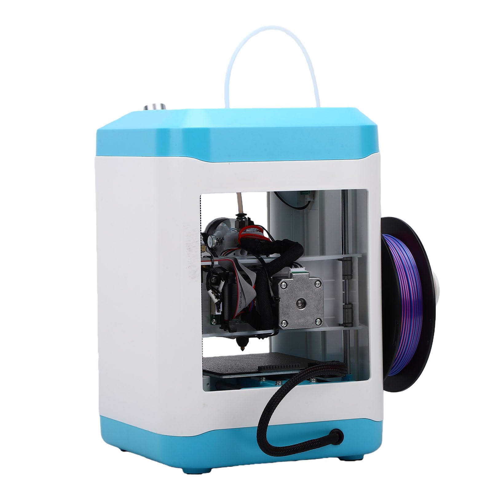 Jeffergarden Stampante 3D Mini Stampante 3D con Ugello Avanzato e a Doppia Trasmissione a Coppia Elevata 9,5 X 11,4 X 9,1 Cm Dimensioni di Stampa per Principianti, Bambini, Scuola, Insegnamento,