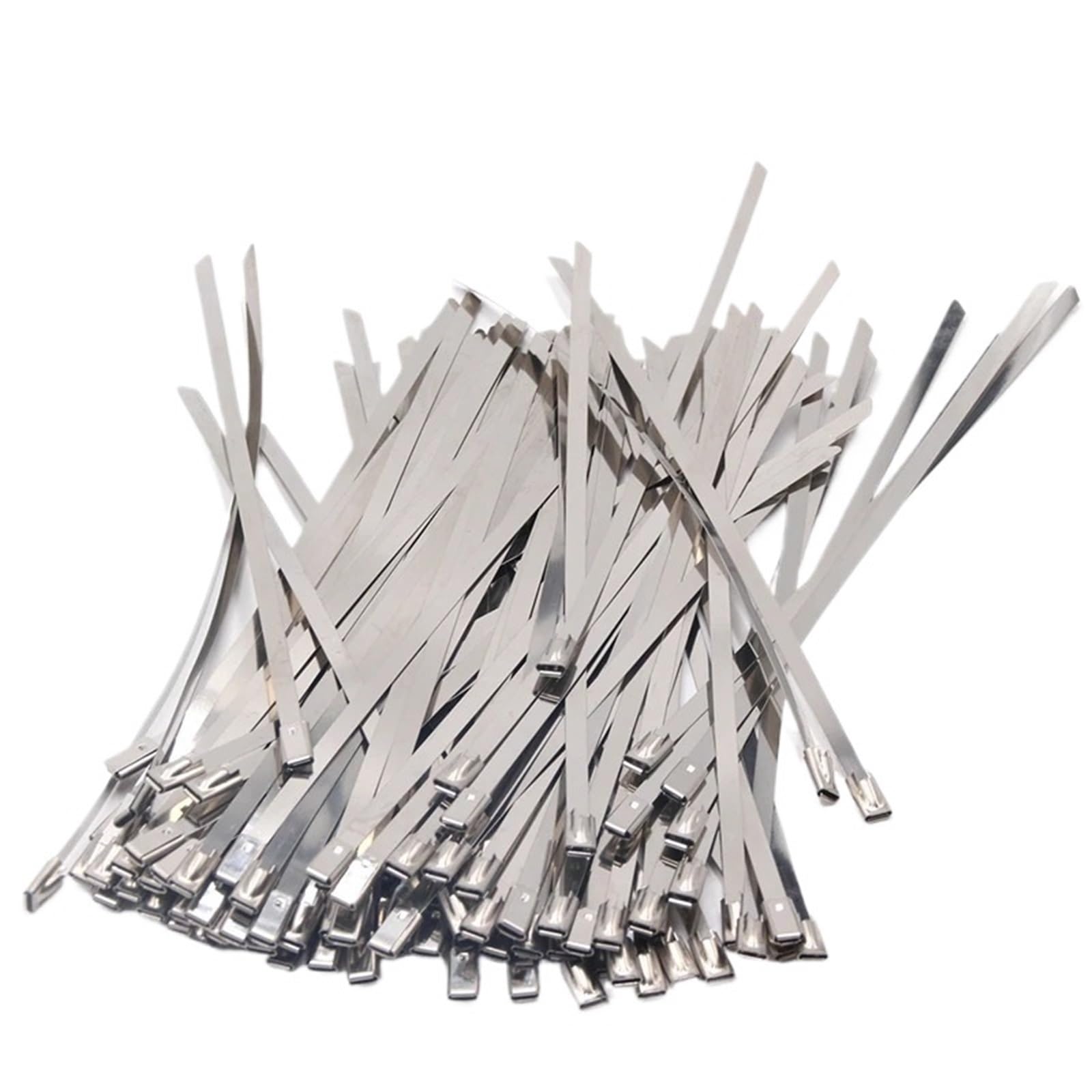 200PCS Stainless Steel Zip Cable Ties Lock TIE WRAP for Binding Tie(4.6x150mm)