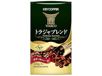 Amazon.co.jp: キーコーヒー LP トラジャブレンド 200g (豆