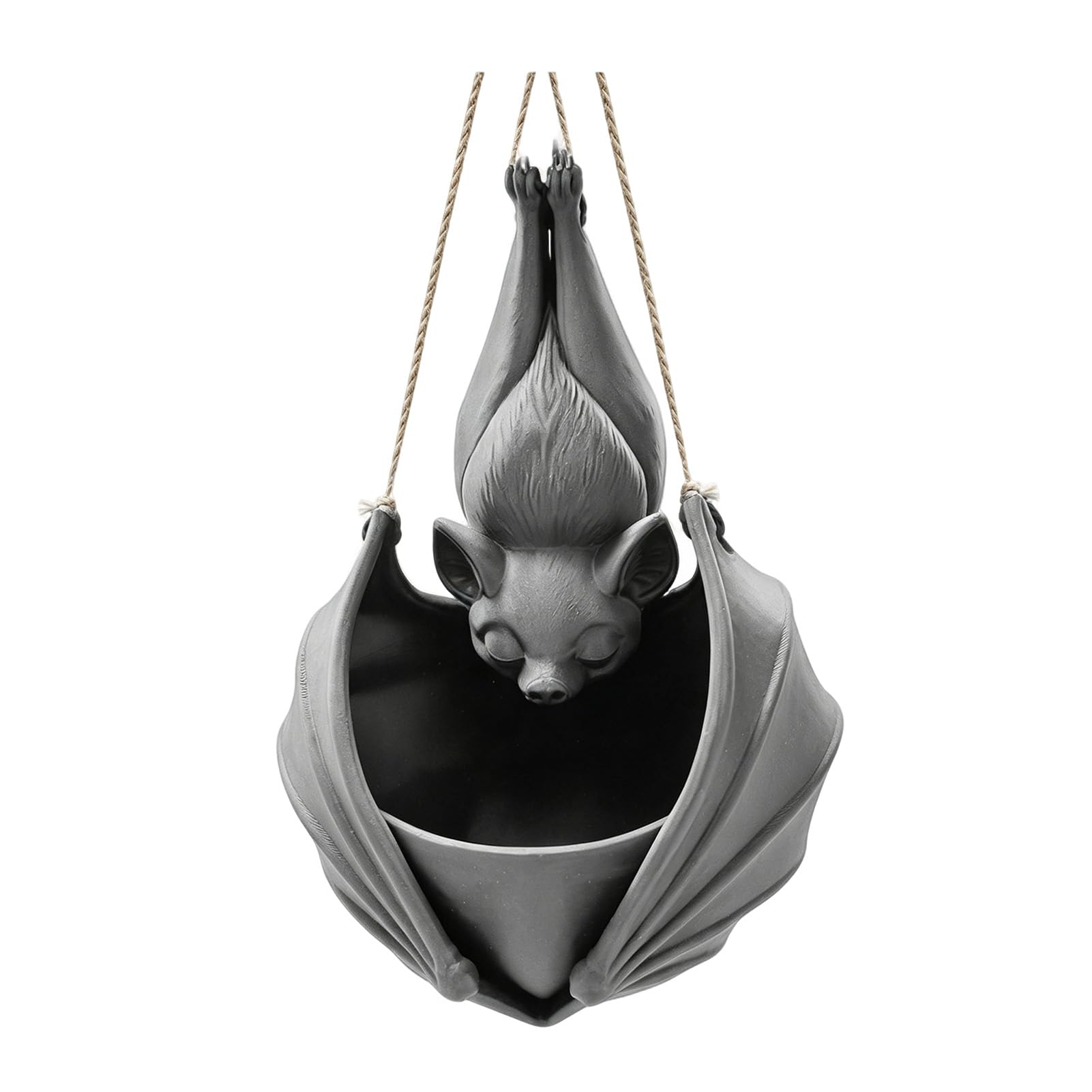 FrolicFit Hanging Bat Plant Pot, 3D Printed Gothic Planter for Home Decor