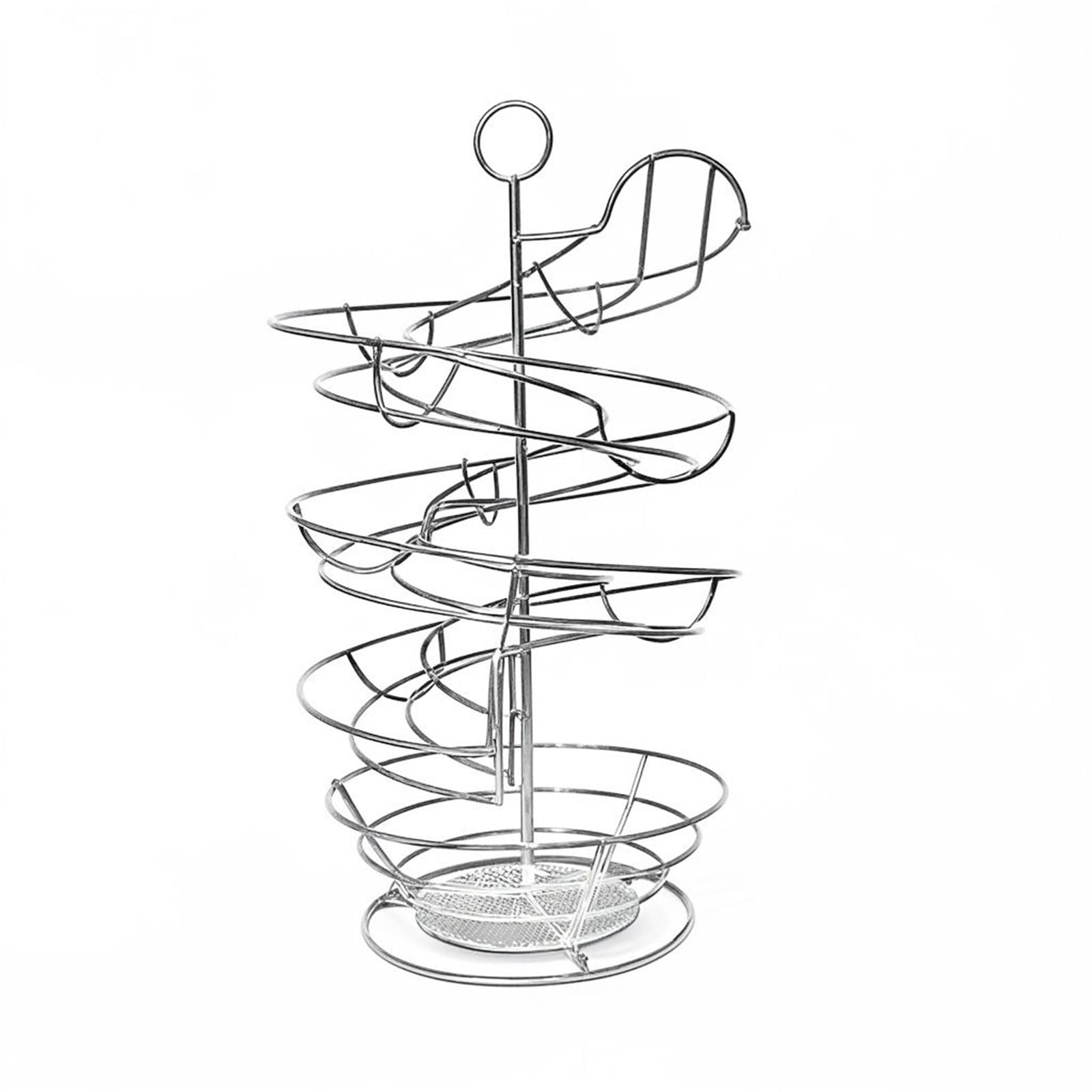 Efficient Helical Eggs Organizers Double Layer Storage for Quick Access to 36 and Condiments Optimizing Kitchen Workflows Nonslip Stand