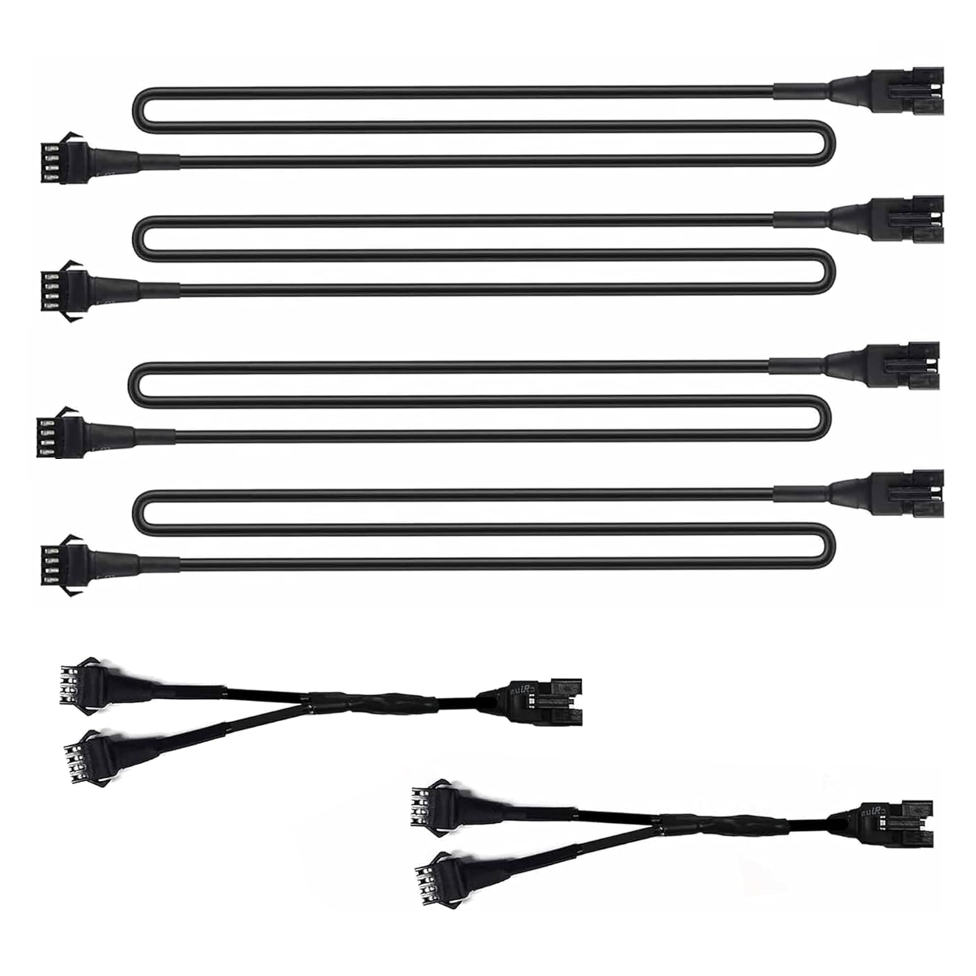 Cable de extensión RGB para luces de roca y cable impermeable de 4 pines 8