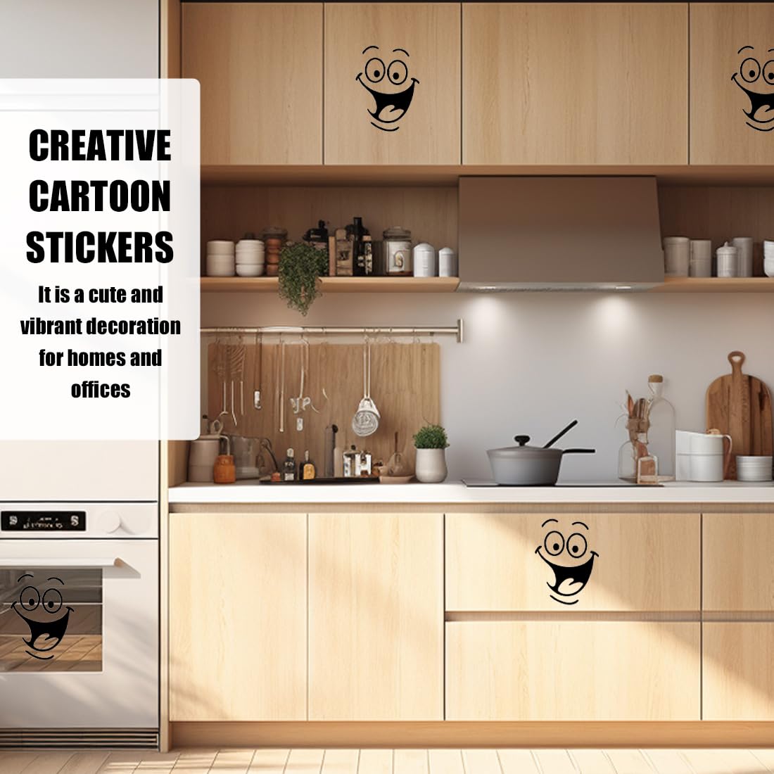 Adesivi Divertenti Per WC - 6 Fogli Decorativi Rimovibili | Impermeabili E Riutilizzabili | Per Bagno, Cucina E Frigorifero - Foto 5