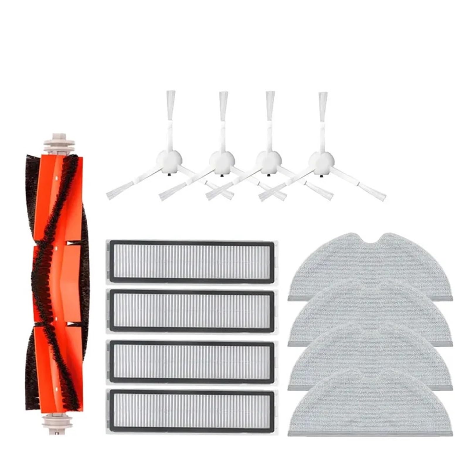 LIANPENGBU Accessories For D9 / D9Max /Trouver LDS Finder Robot Vacuum Roller Side Brush Mop Filter water tankSpare Part(13pcs)