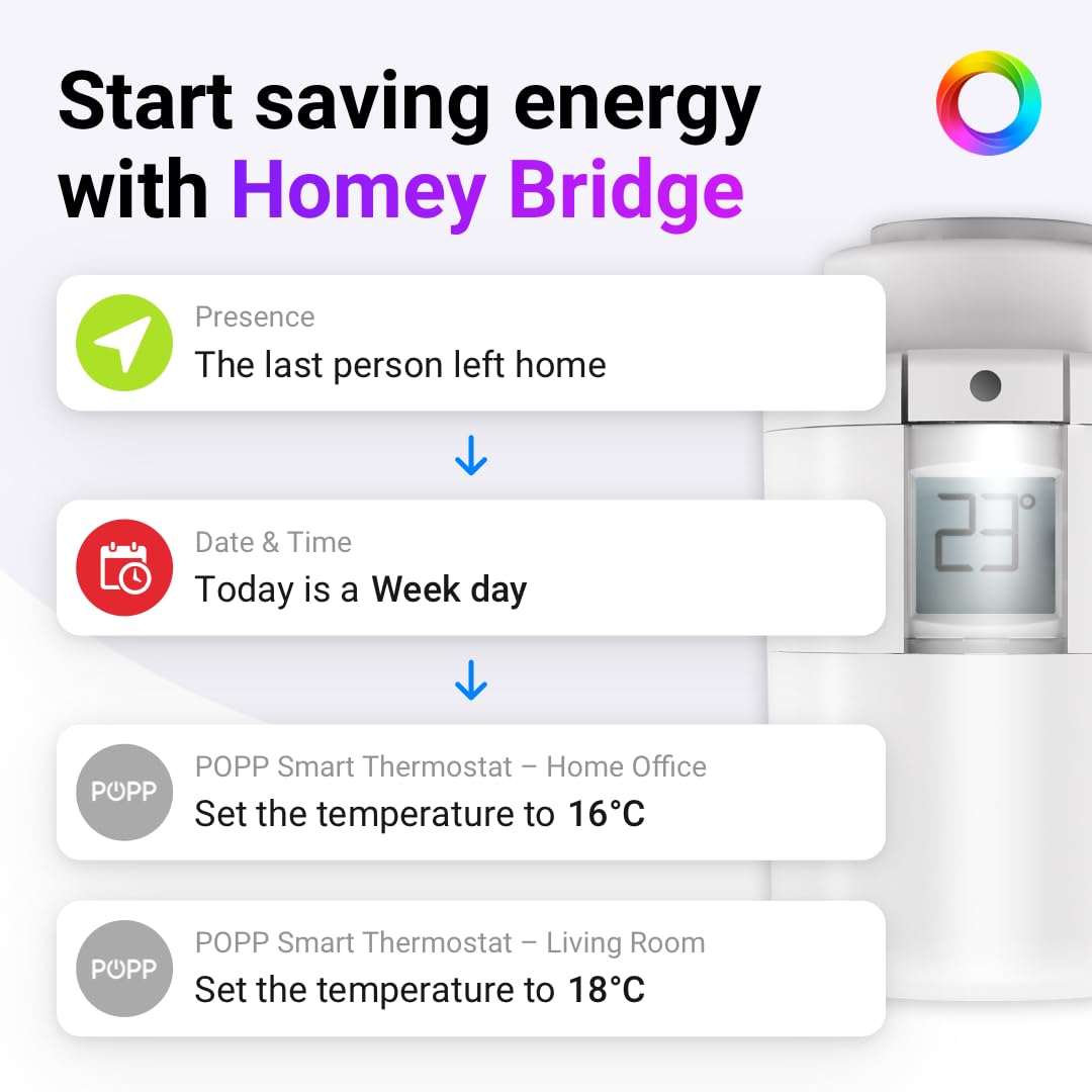 Smart Heating Kit – powered by Homey Bridge