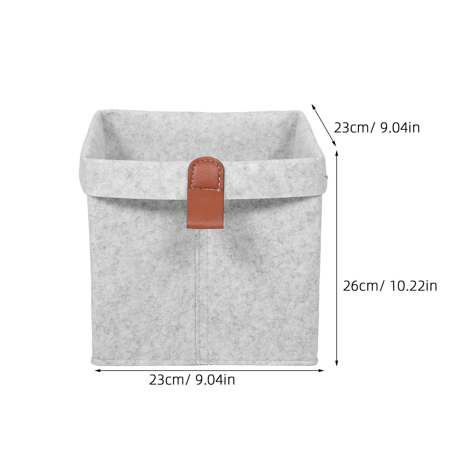 6 Stück Filzbox Aufbewahrung Faltbarer Filzkorb aus Vliesstoff mit Platzsparendem Design und Griffen Zusammenklappbare Aufbewahrungsbox im Würfelformat für Kinderzimmer und
