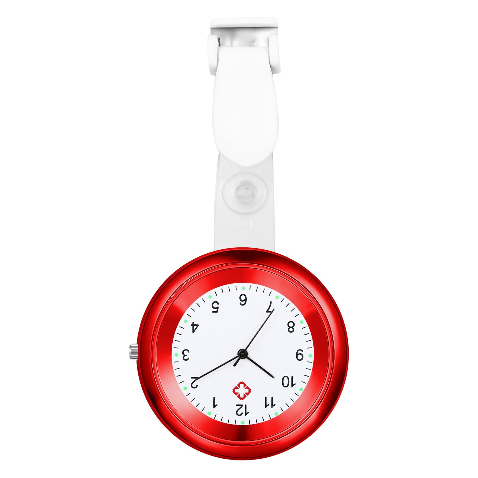 Unisex Nurse Watch Fob: Quartz Analog Easy Read Clip-On Pocket Watch for Doctor Medical Professionals for Christmas-image-49