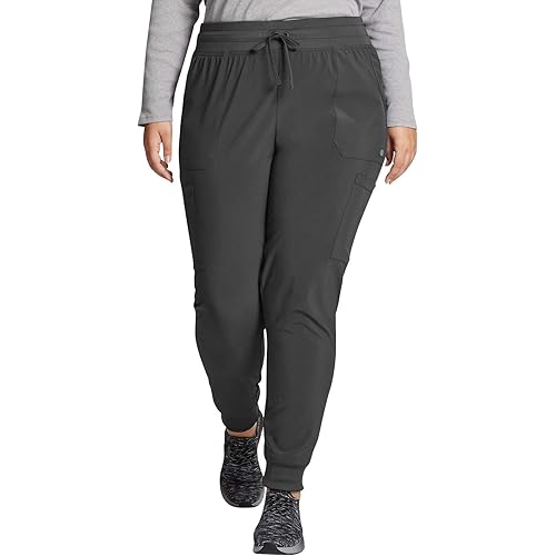 EDS Essentials Jogger Scrubs for Women, Drawstring Scrub Pants DK065