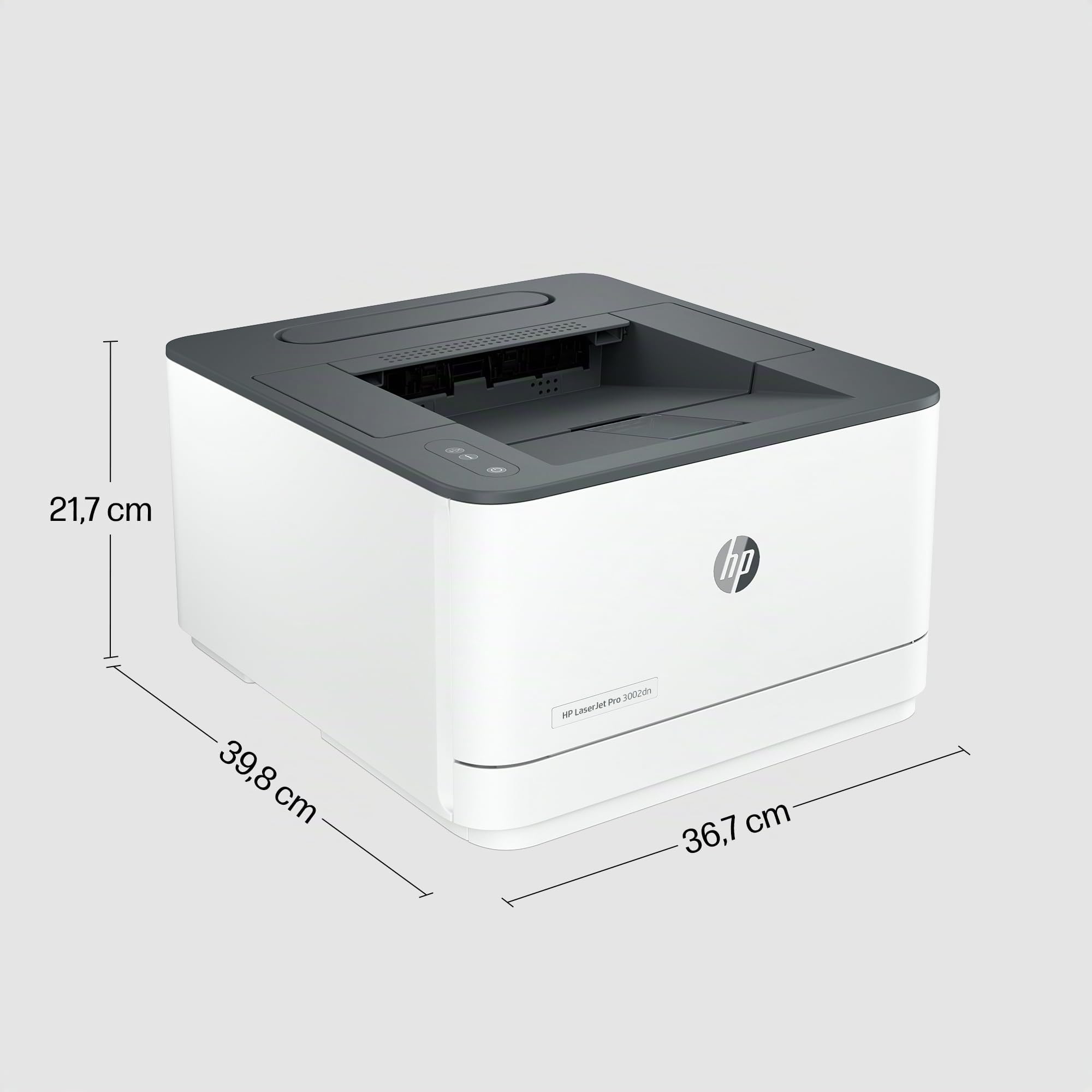 HP LaserJet Pro 3002dn, ‎3G651F, Imprimante à Fonction Unique A4, Impression Recto Verso Automatique en Noir et Blanc, 33 ppm, USB, USB Host, Ethernet, Smart, Blanche