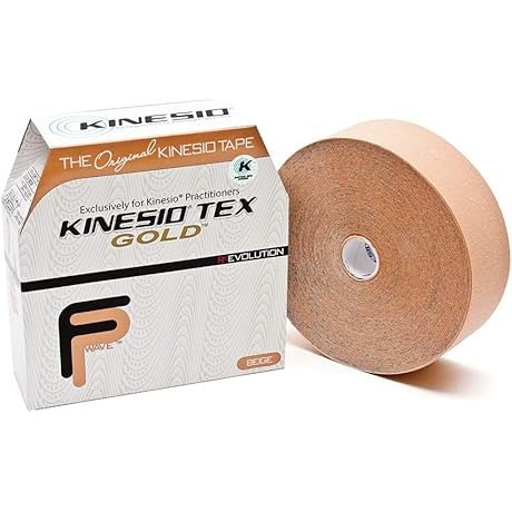 Elastic Kinesiology Tape (2" x 103 ft) for Physical Therapy & Sports...