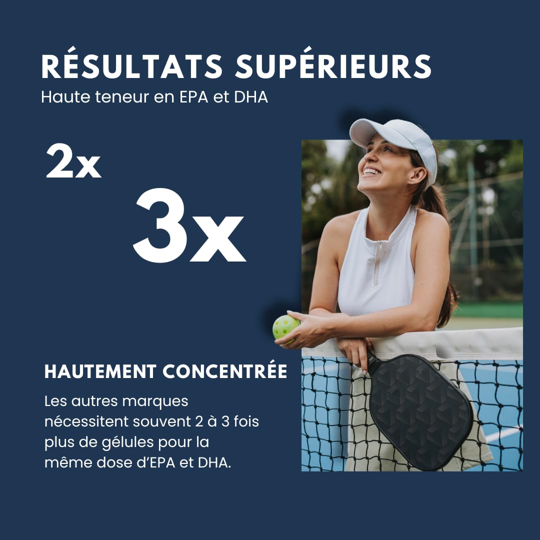 Oméga 3 EPAX® ✓ Poisson Sauvage de Norvège ✓ Haute Concentration 4000mg ✓ EPA-DHA ✓ Forme Triglycérides (TG) Ultra Assimilable ✓ 120 Gélules Fabriqué en France