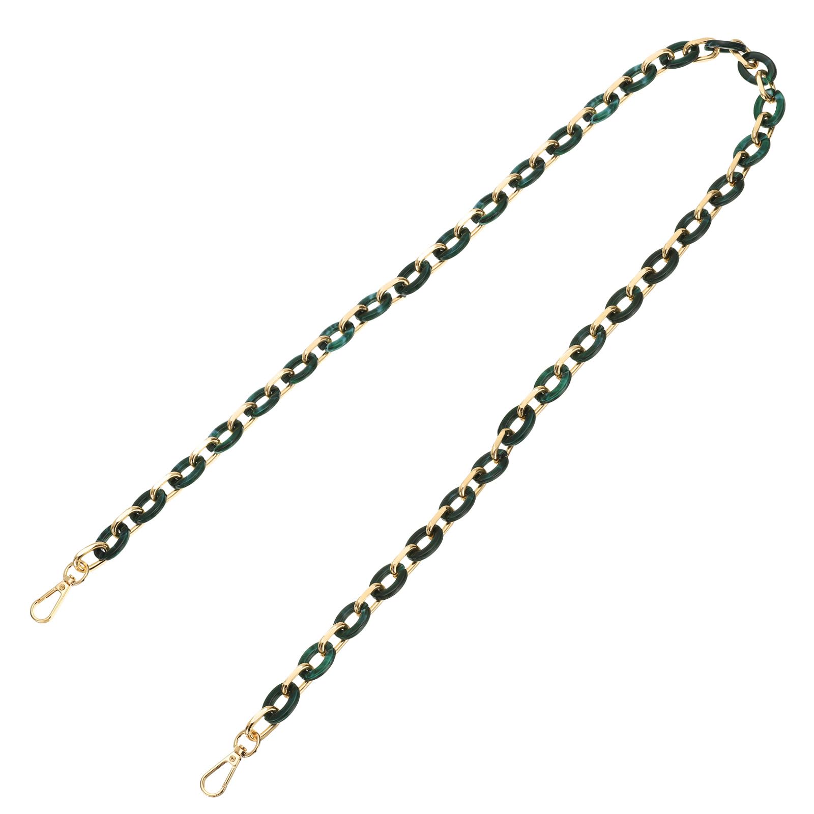 Sangle de sac à main acrylique PATIKIL 119,4 cm - Anse de rechange vert et blanc